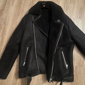 All saints mens sherling coat